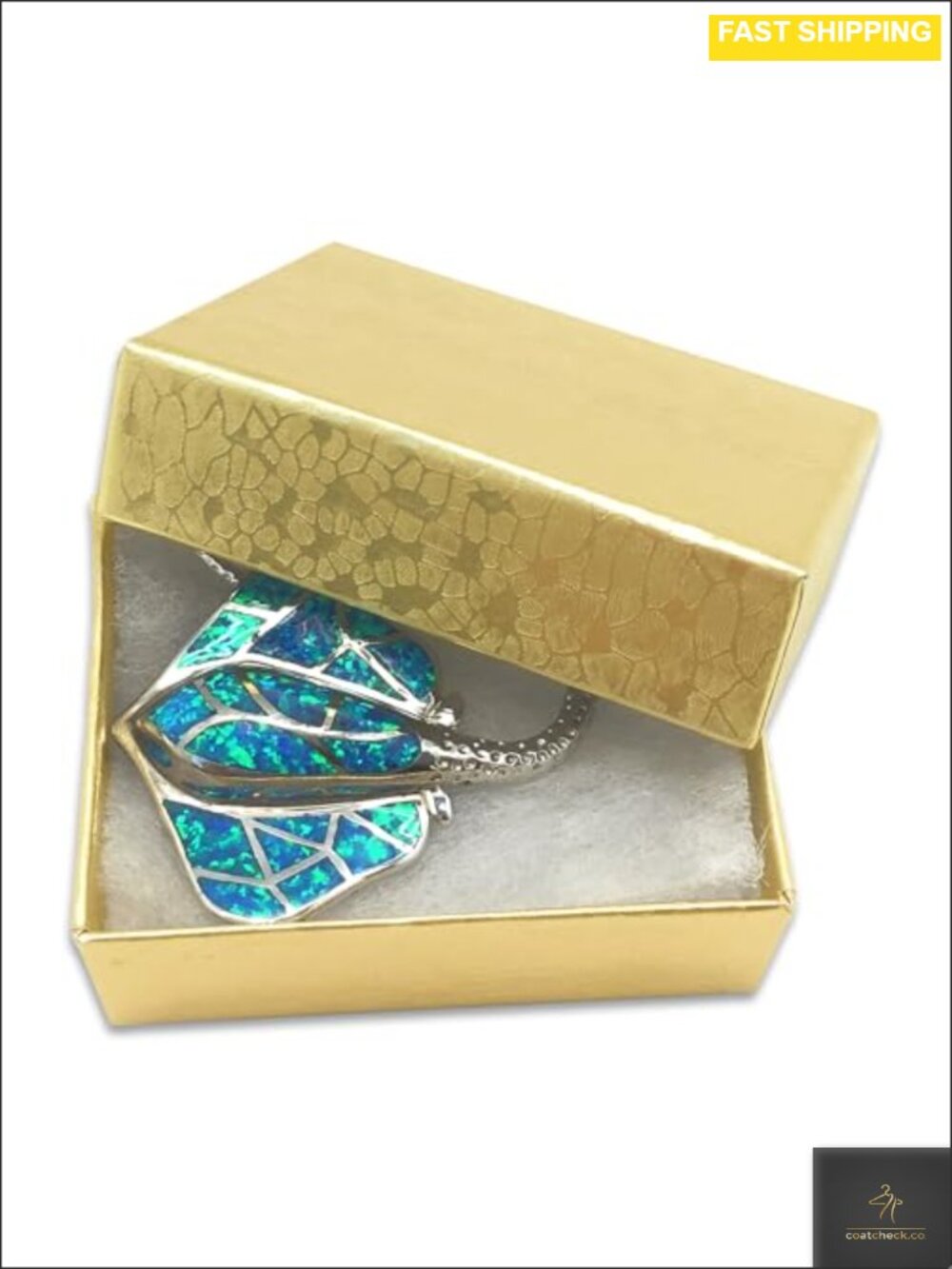 100 Pack Cardboard Jewelry Gift Boxes with Cotton Fill Inserts